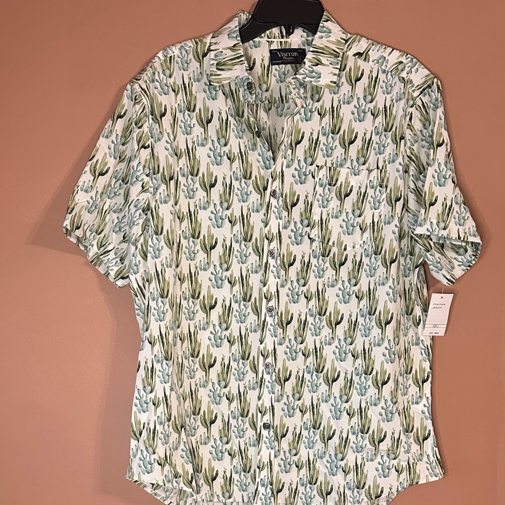 Cactus Print Casual Shirt